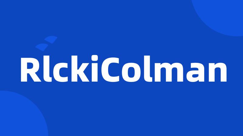 RlckiColman