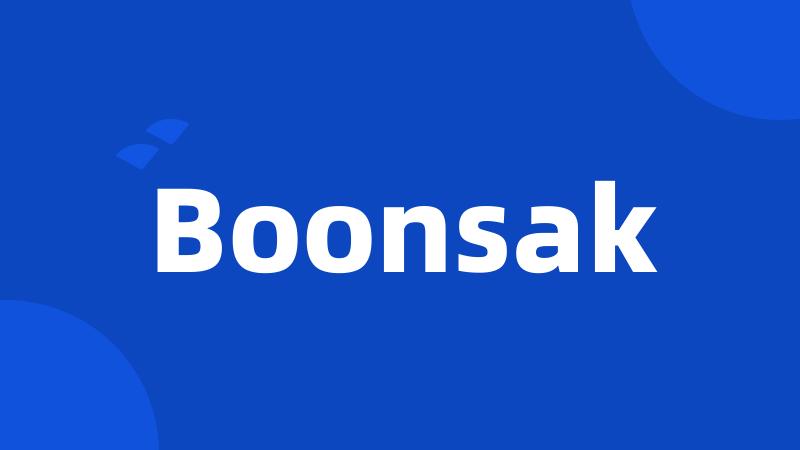 Boonsak