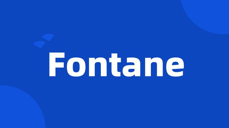 Fontane