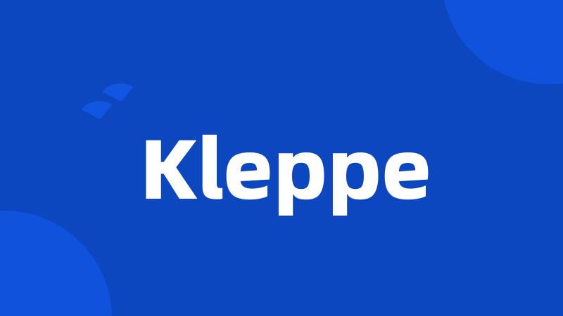 Kleppe