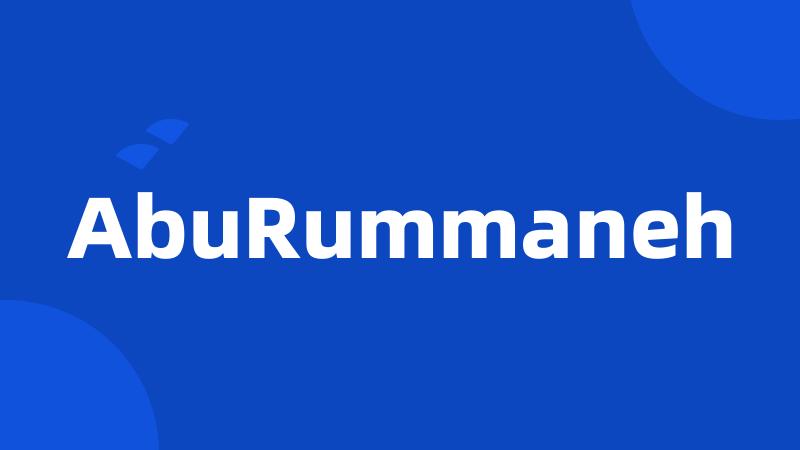 AbuRummaneh