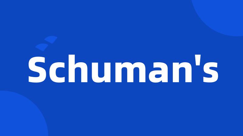 Schuman's