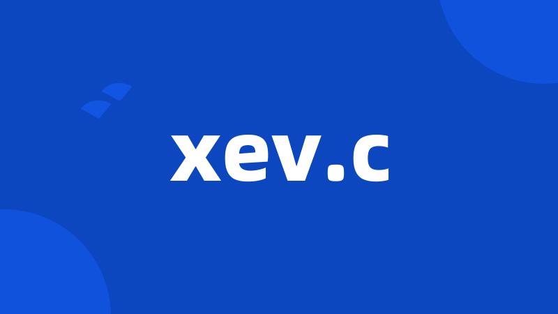 xev.c