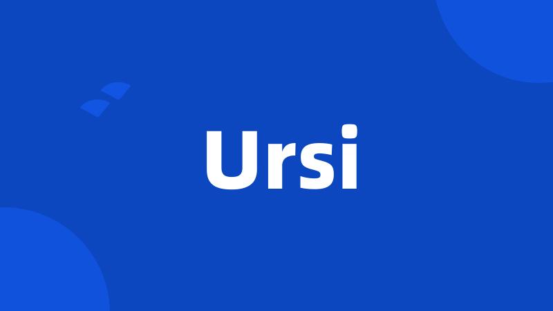 Ursi