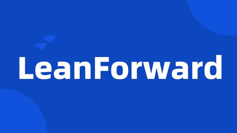 LeanForward