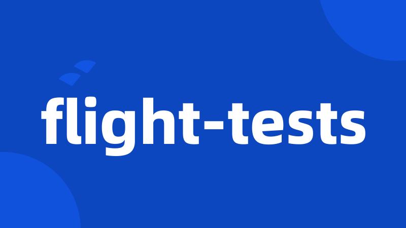 flight-tests