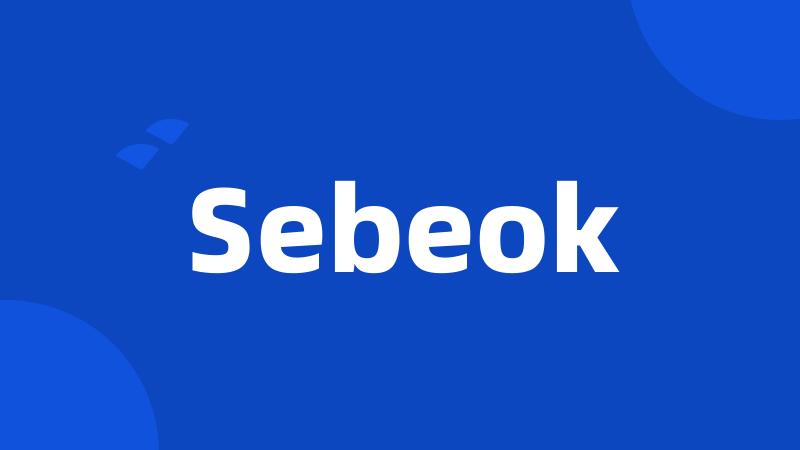 Sebeok