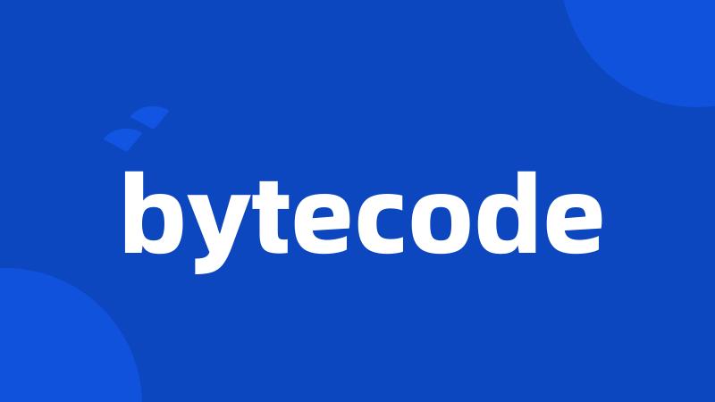 bytecode