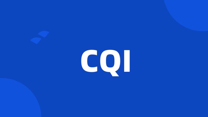 CQI