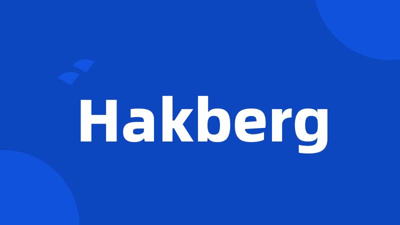 Hakberg