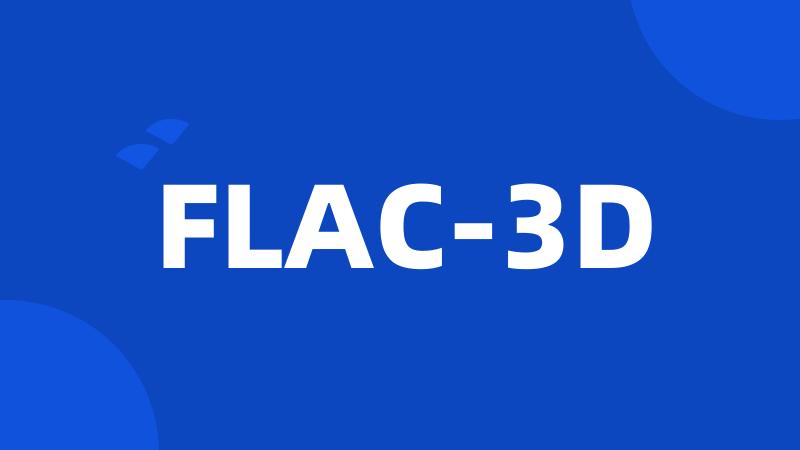 FLAC-3D