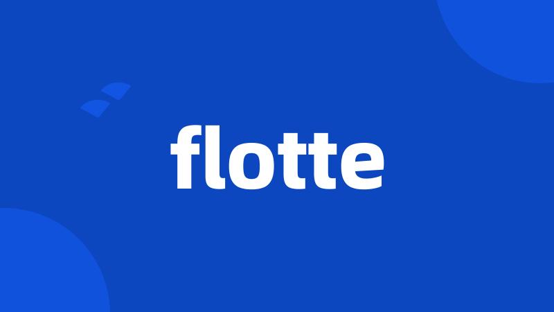 flotte