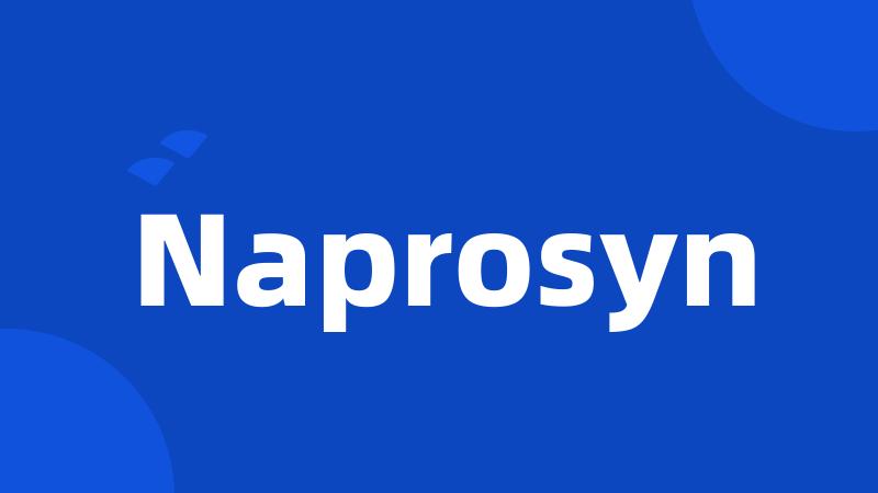 Naprosyn