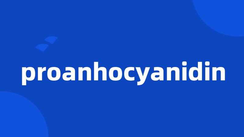 proanhocyanidin