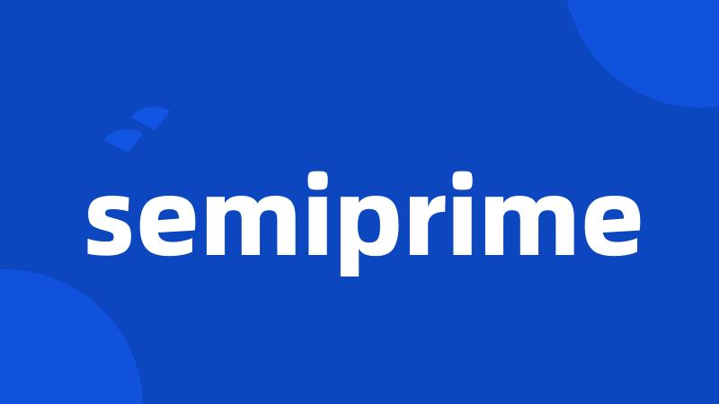 semiprime