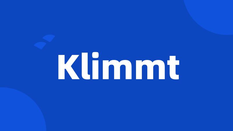 Klimmt