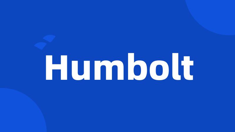 Humbolt