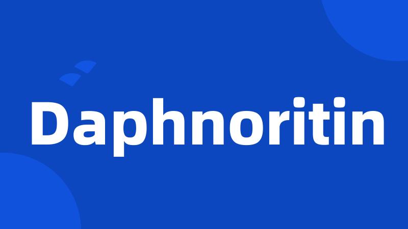 Daphnoritin