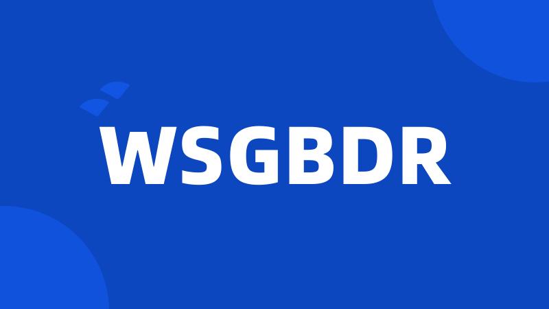 WSGBDR