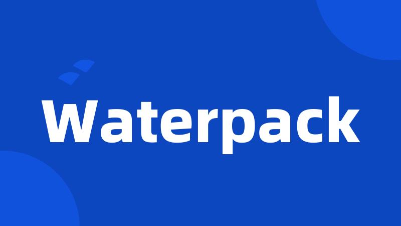 Waterpack