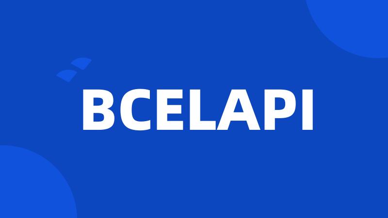 BCELAPI