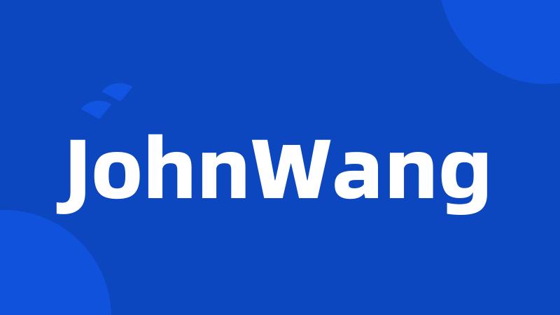 JohnWang