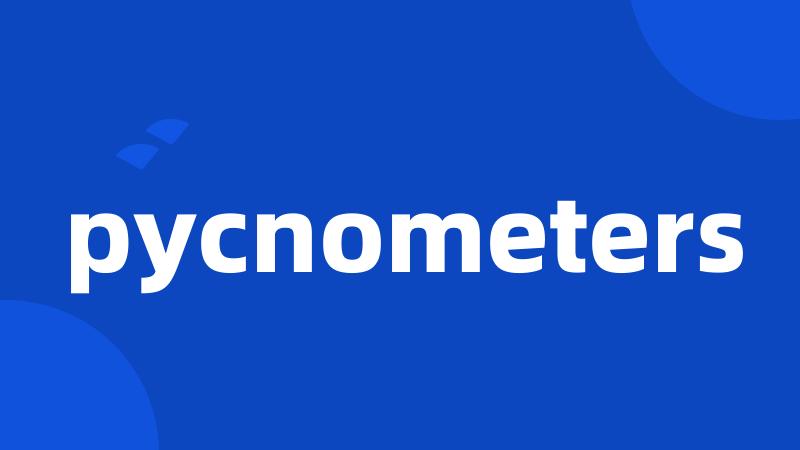 pycnometers