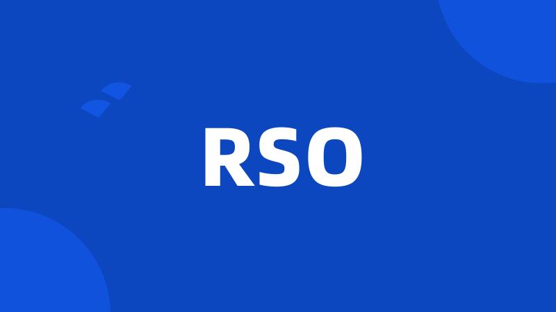 RSO