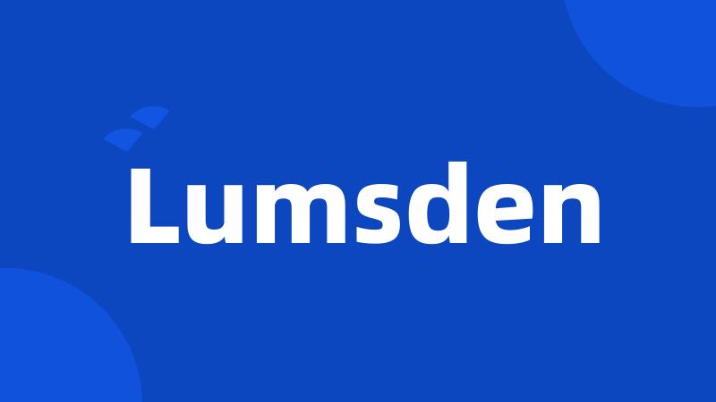 Lumsden