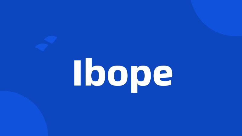 Ibope