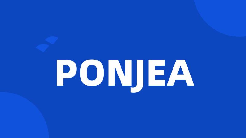 PONJEA