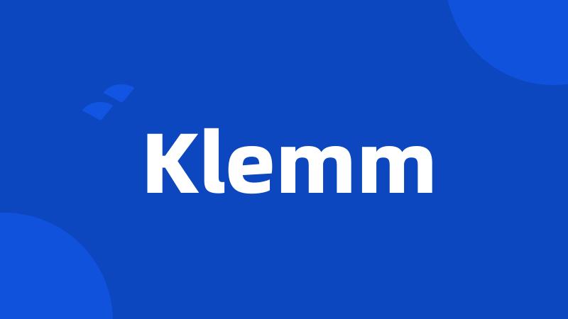 Klemm