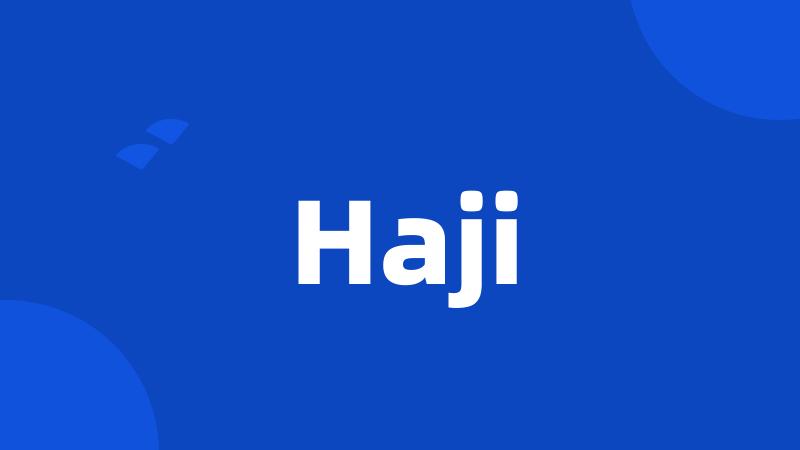 Haji