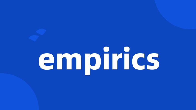 empirics