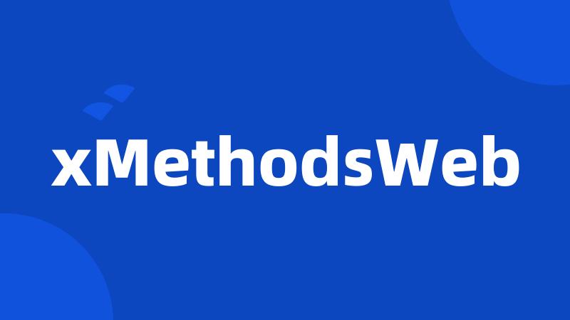 xMethodsWeb