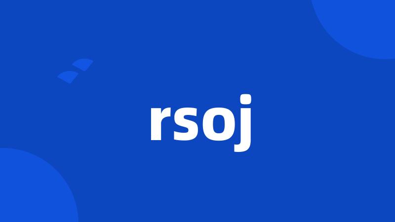 rsoj