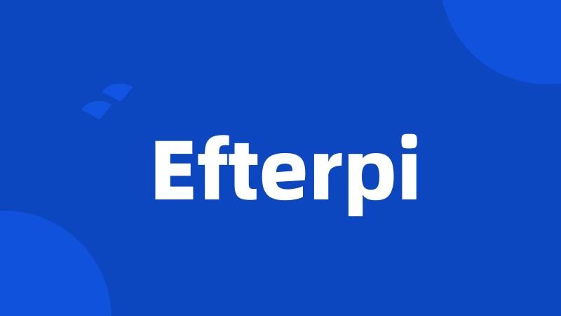 Efterpi