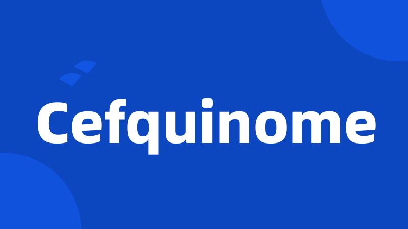 Cefquinome