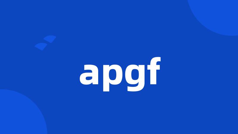 apgf