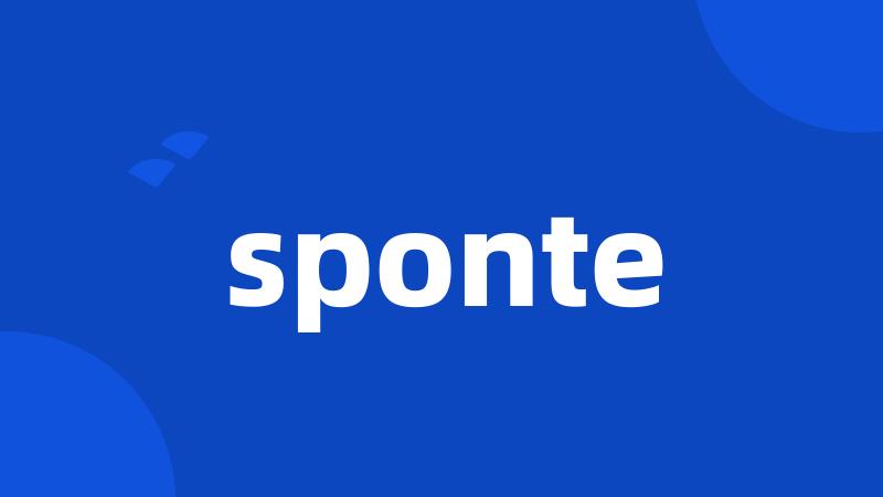 sponte