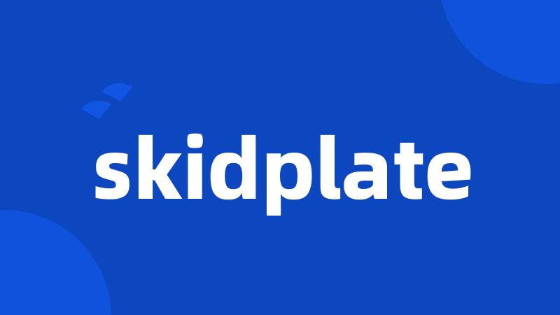 skidplate