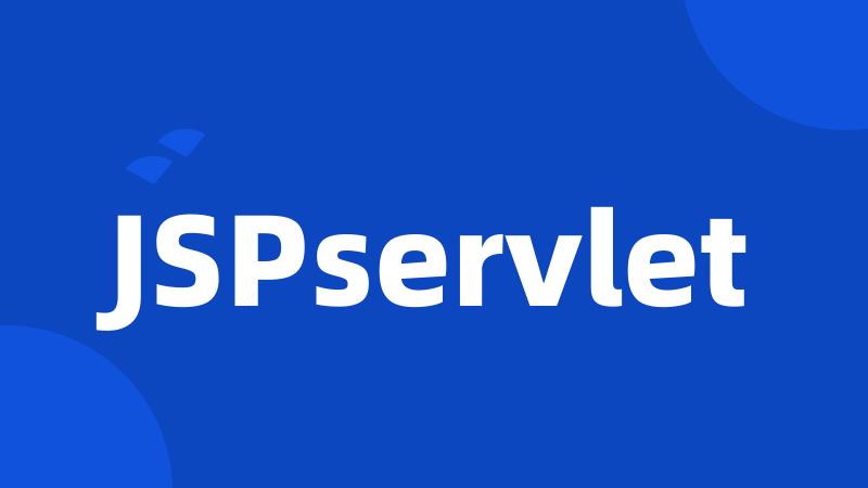 JSPservlet