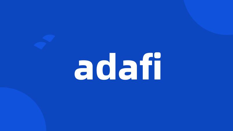 adafi