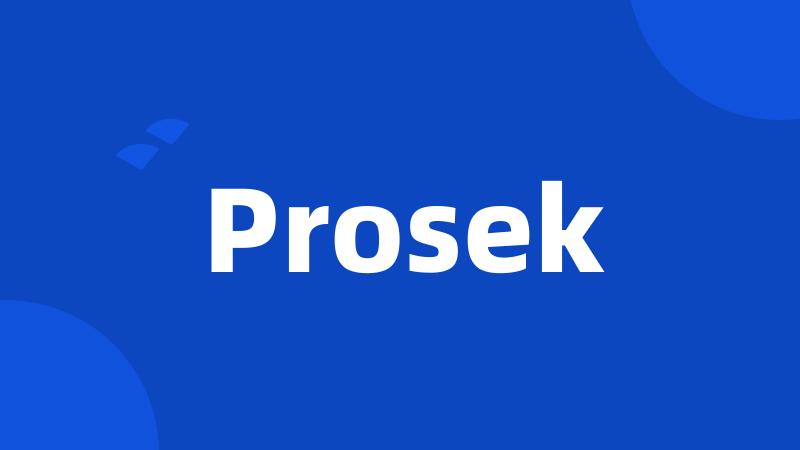 Prosek