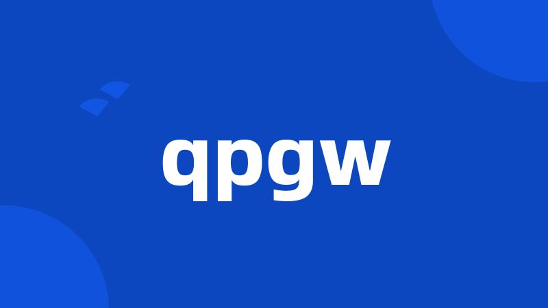 qpgw