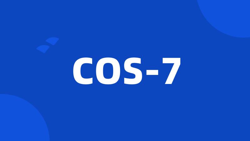 COS-7