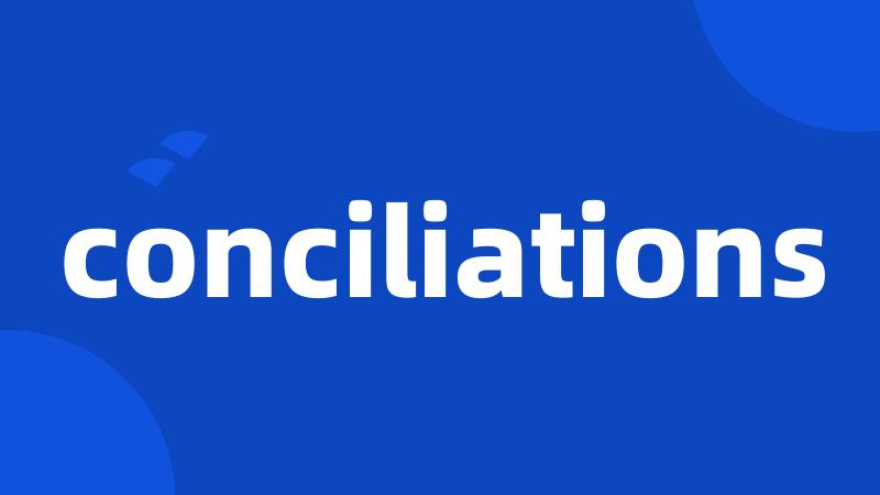 conciliations