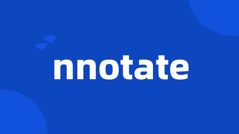 nnotate