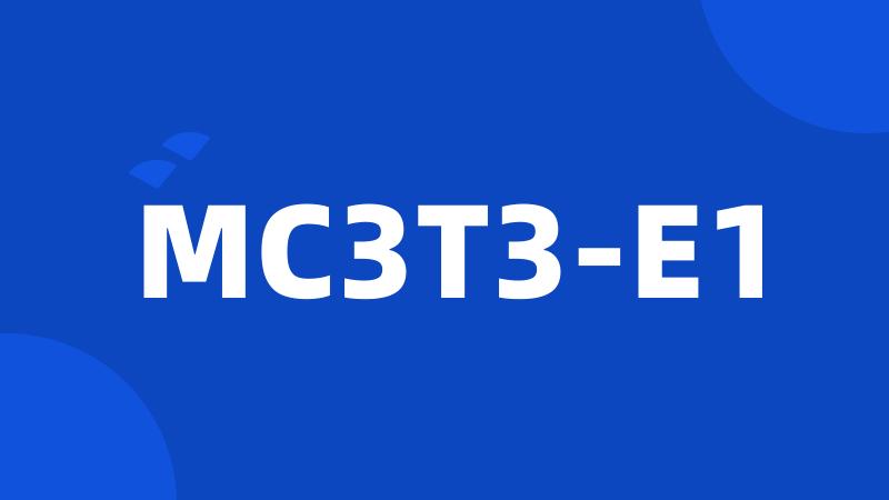 MC3T3-E1