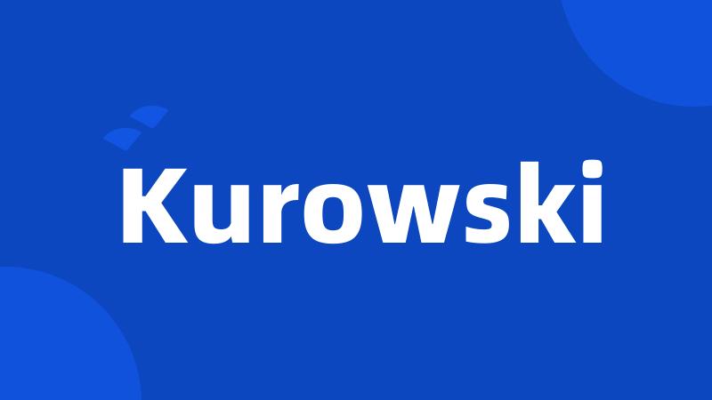 Kurowski